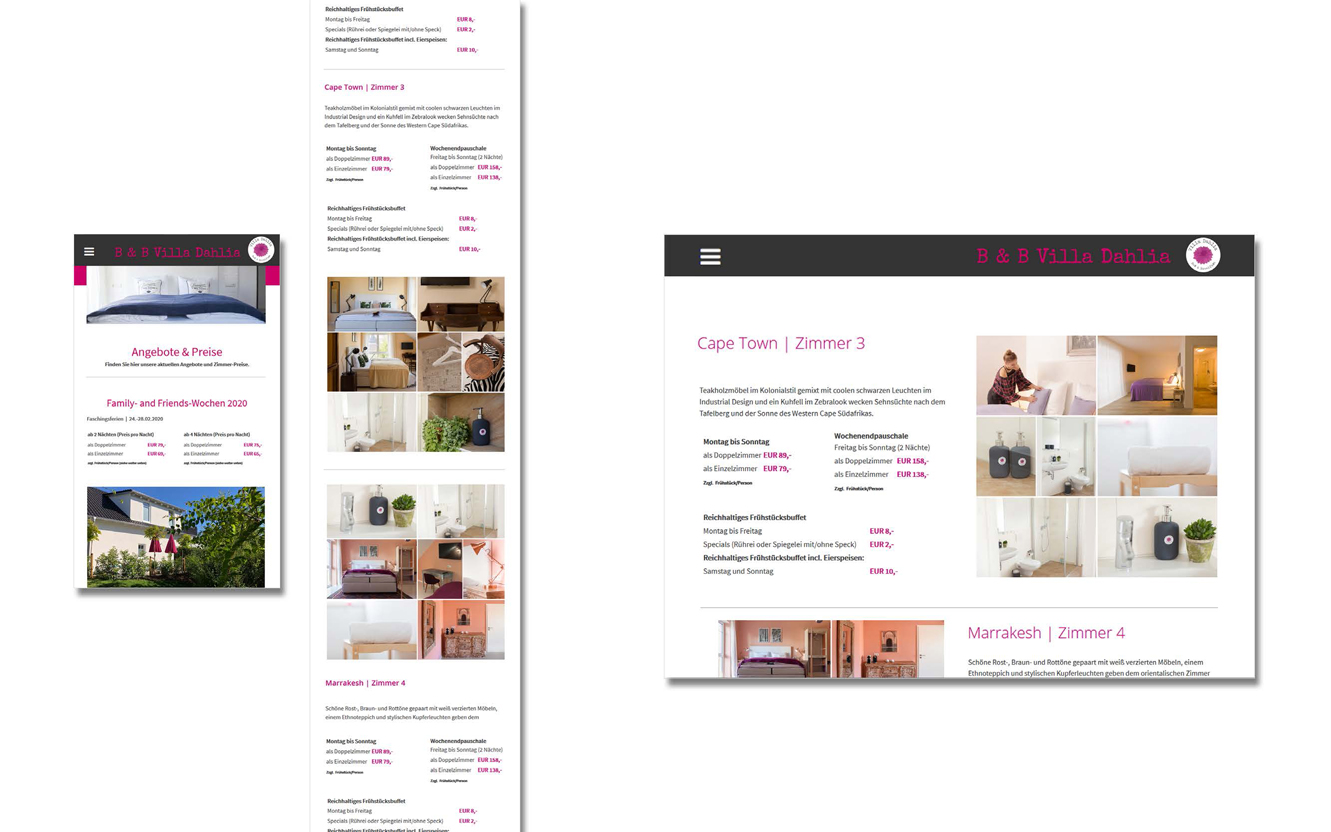 Endergebnis – Responsive Websites für Selbständige