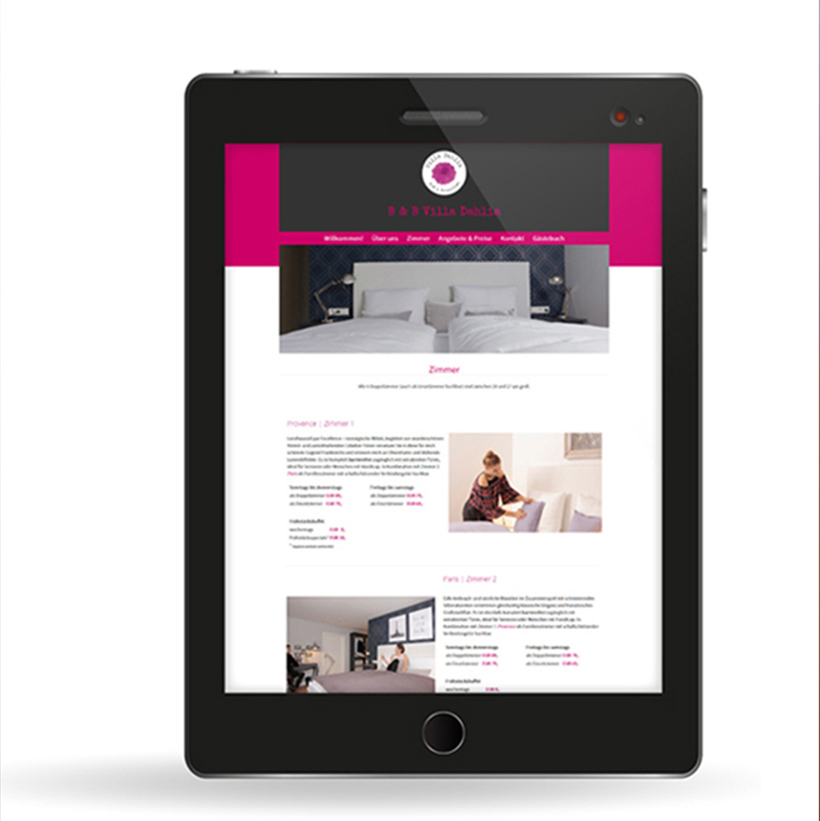 Endergebnis – Responsive Websites für Selbständige