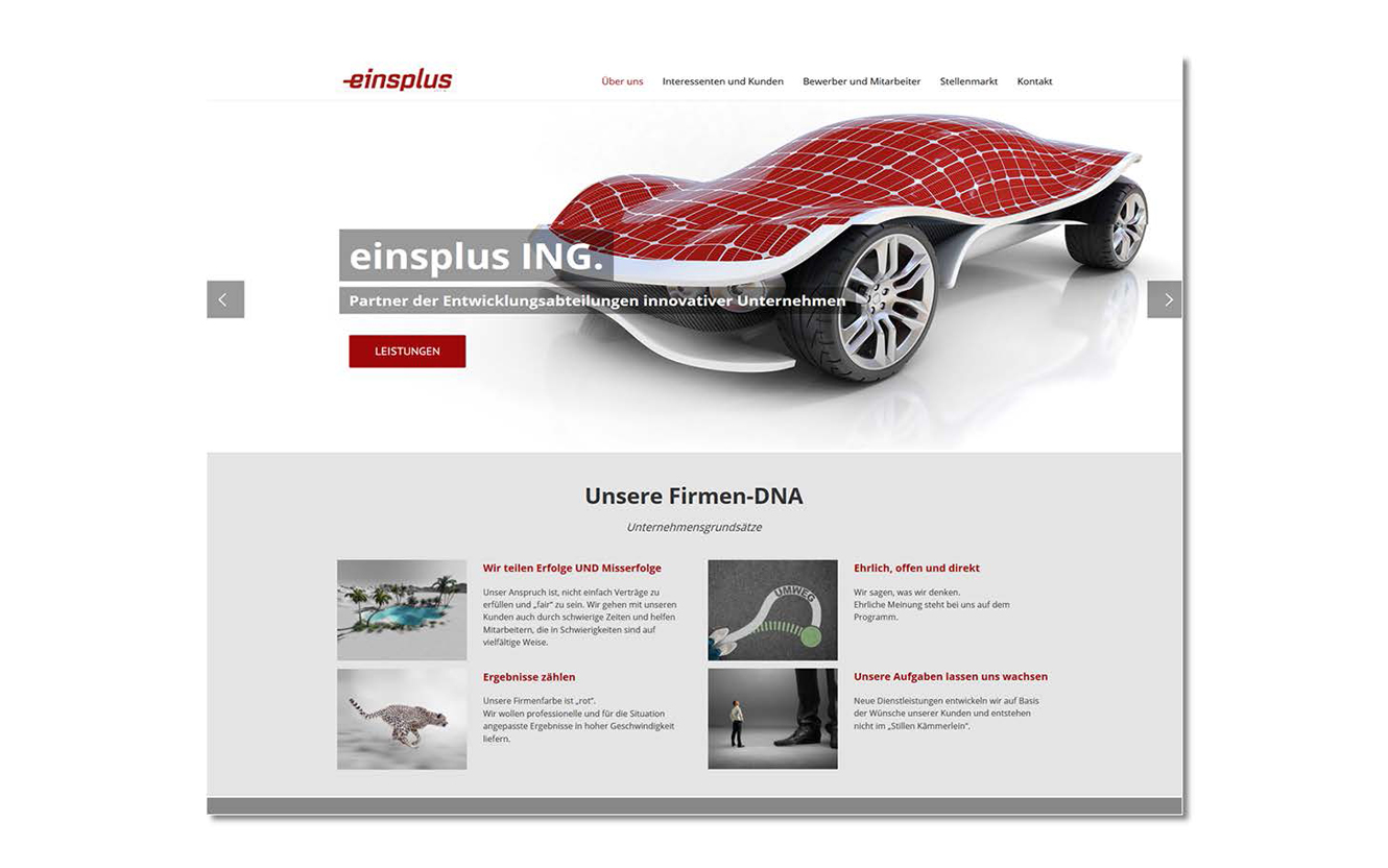 Endergebnis – Responsive Websites für Selbständige