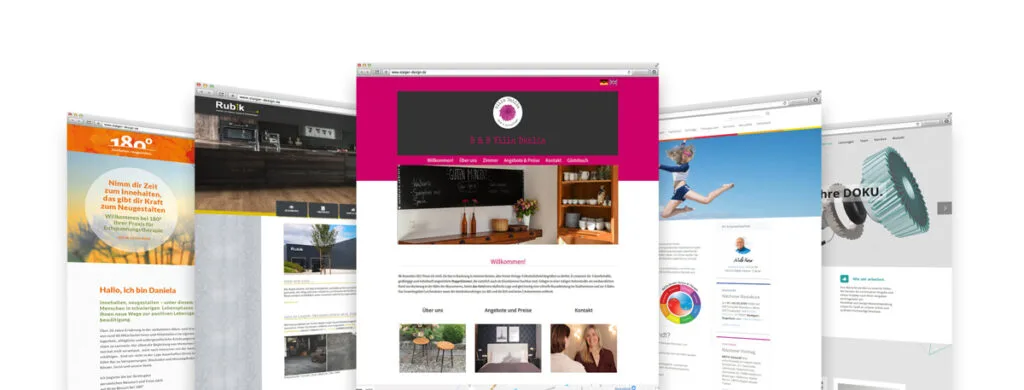 Ina Staiger – Case Studies UX/UI Design Übersicht